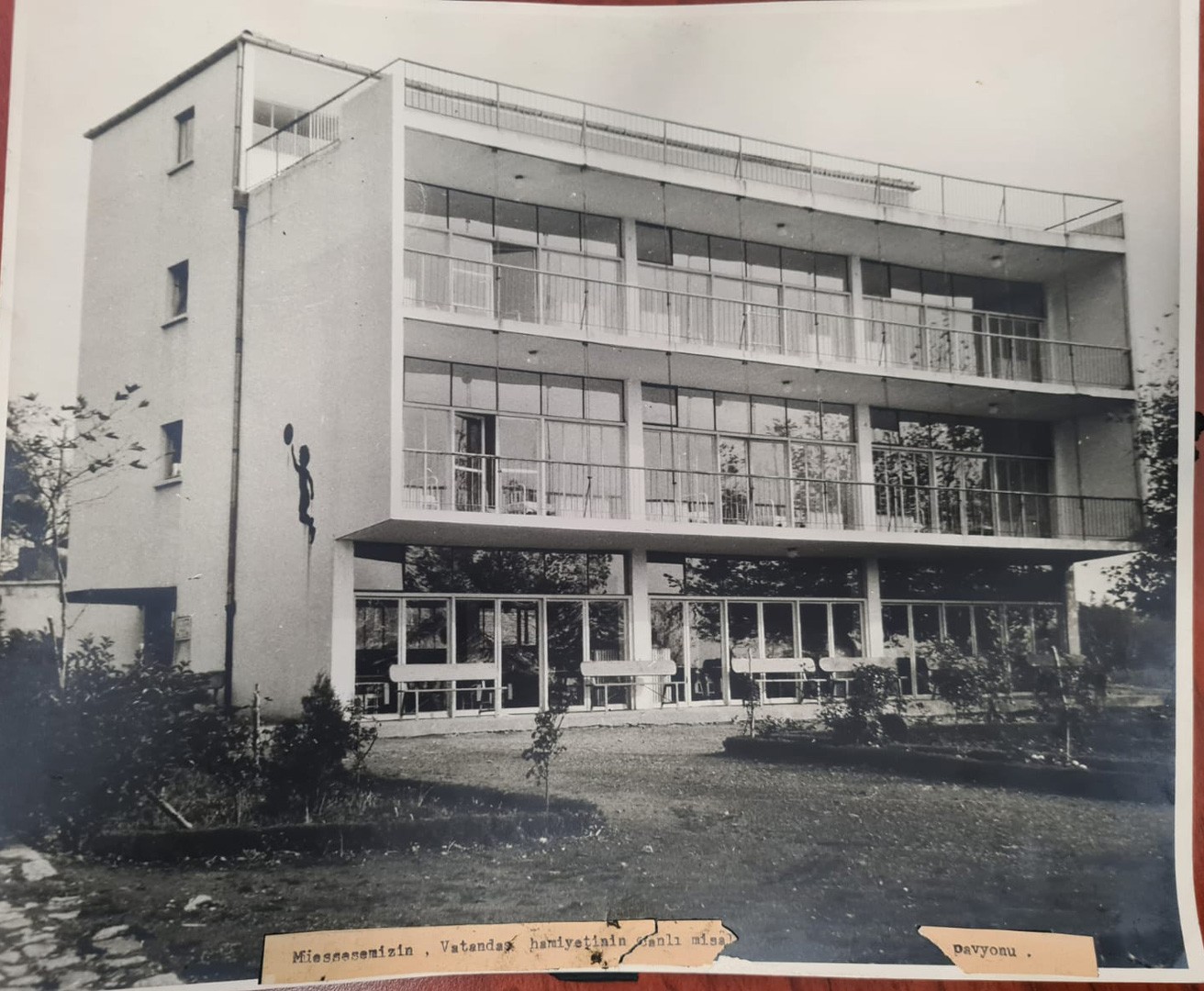 Derneğin tarihinden bir fotoğraf