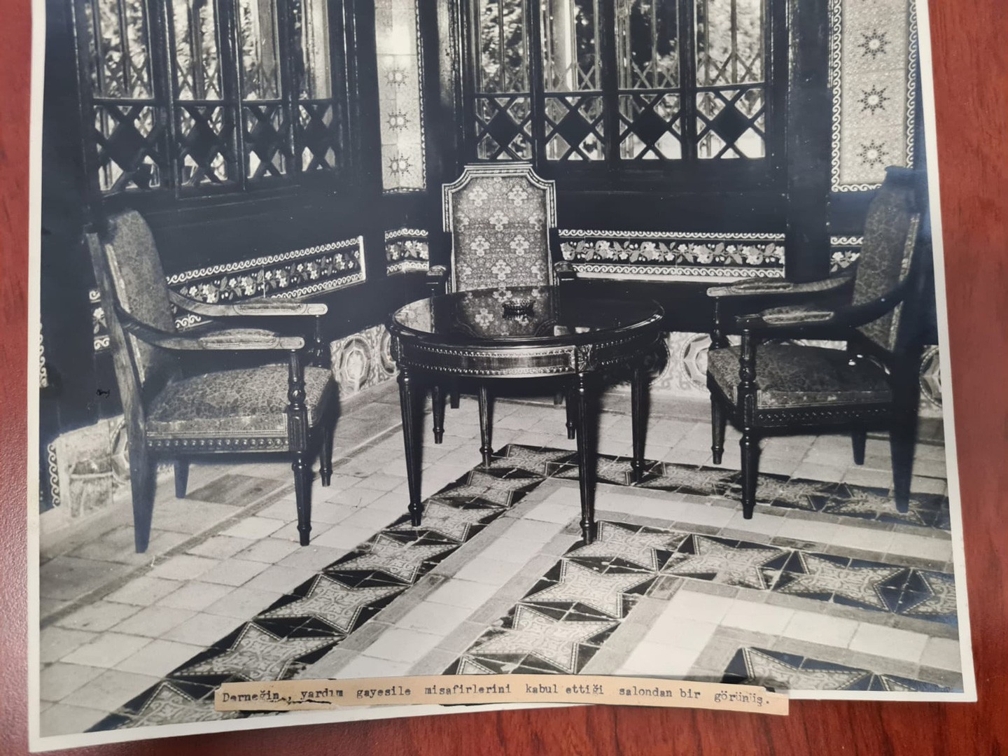 Derneğin tarihinden bir fotoğraf