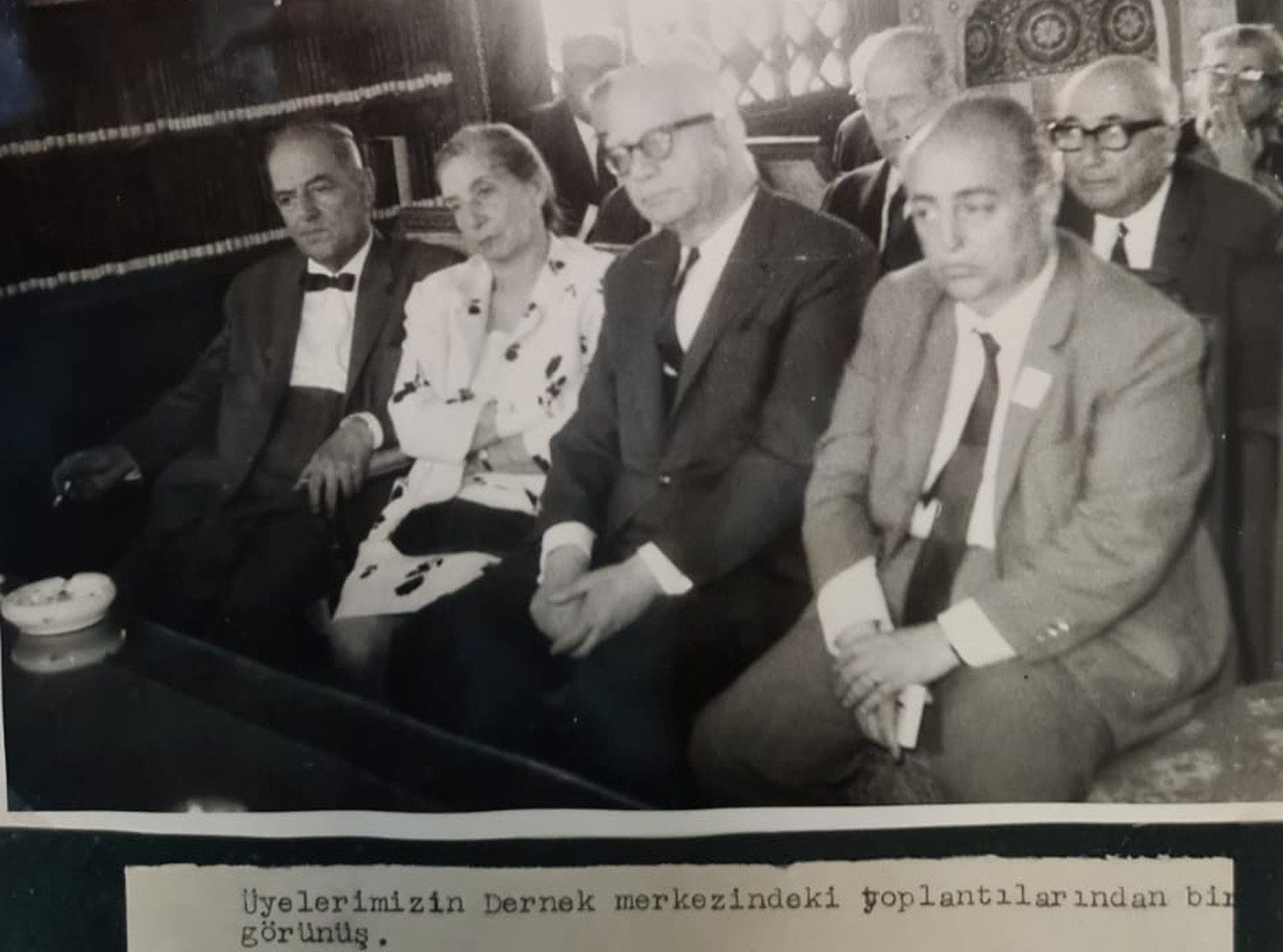 Derneğin tarihinden bir fotoğraf